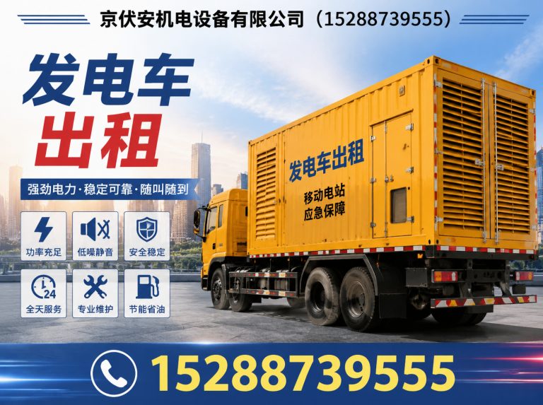 亳州发电车租赁展示图